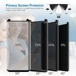 Wholesale Galaxy S9+ Plus / S8 Plus Privacy Tempered Glass Full Screen Protector Case Friendly (Glass Privacy)